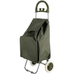 EXCELLENT Nakupovalna torba KO-CM6000050 na kolesih 40 l zelena
