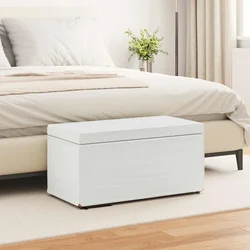 Stolica Bijelo 81 x 41 x 40 cm Umjetna Koža i Fino Radeći Drvo