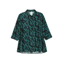SHEEGO Bluza petrol/črna