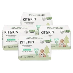 Kit & Kin plenice velikost 2, (4-8 kg) 152 kos