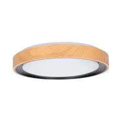 Brilagi - LED stropna svetiljka FLOCO LED/24W/230V, prečnik 30 cm, drvo/crna