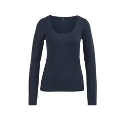 WE Fashion Majica temno modra