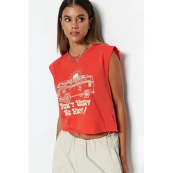 Trendyol Milla Ženska majica TWOSS23TS00122, Crvena