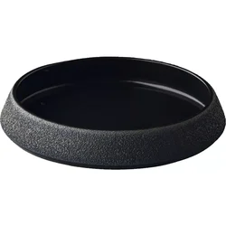 Style Point globoki krožnik Vulcanic 20 cm, črn (12 kos)