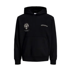 Jack & Jones Junior Majica JJTradition ecru / črna
