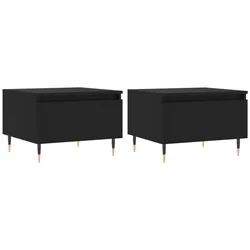 Stolići za kavu 2 kom crni 50 x 46 x 35 cm konstruirano drvo