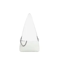 LANCASTER Paris Ročna torbica Lancaster Sac trotteur Zippée Suave Even Blanc Cassé bela