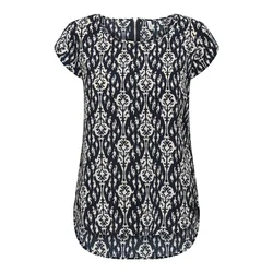 ONLY Bluza ONLVic temno modra/off-bela