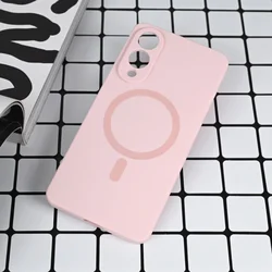 Maska za Samsung S937B Galaxy S25 Edge Magsafe Pure color, Roze