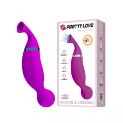 Vibrator Magic Flute, 17.8cm, Ljubičasti