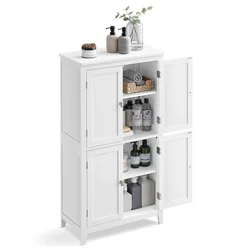 Songmics Kopalniška omarica 30x60x110 cm Bela