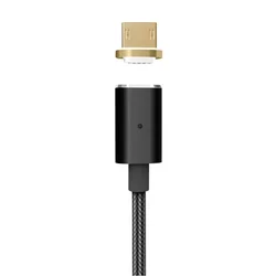 Platinet Kabl PUCMPM1B MicroUSB-USB magnet svetleci 1.2m crni