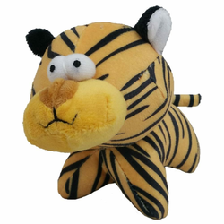 Igrača za pse - plišast tiger, ki žvižga 12 cm