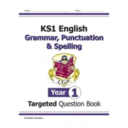 New KS1 English Year 1 Grammar, Punctuation & Spelling Targeted Question Book (with Answers)