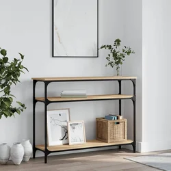 Konzolni stol boja hrasta sonome 100x29x75 cm konstruirano drvo
