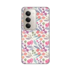 Maska za Xiaomi Redmi 15 4G Watercolor Flowers Print, Šarena
