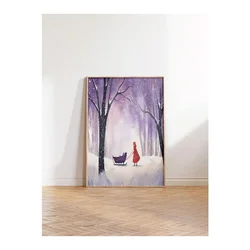 Dekorativna slika u okviru 50 x 70 cm