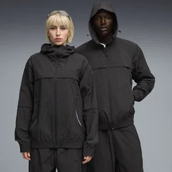 PUMA CLRT Jacket Unisex, Clothing, Flat Dark Gray, L