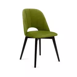 Trpezarijska stolica BOVIO 86x48 cm svetlo zelena/buk