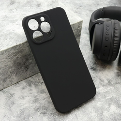 Maska VELVET TOUCH za iPhone 15 Pro Max/ crna