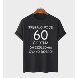 MAFIMI Majica Trebalo mi je 60 Godina, Crna