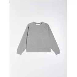 Sinsay - Crewneck dukserica sa glitterom - svetlo siva
