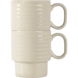 sagaform Coffee & More 2-delni set skodelic za kavo - Beige