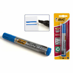 Bic permanent blue marker 2300