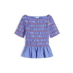 TOMMY HILFIGER Bluza  modra / rdeča / bela