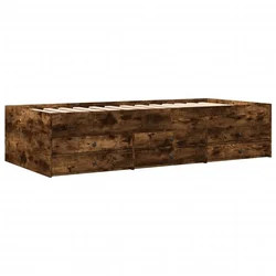 Vidaxl Dnevna postelja s predali brez vzmetnice 75x190 cm