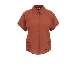 WE Fashion Bluza  rjasto rjava