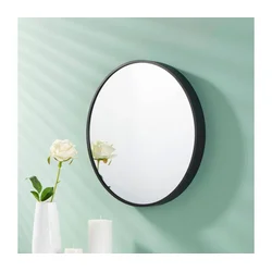 Eglo 425001 - Zidno ogledalo BANI prečnika 40 cm, crno