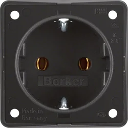 Berker Berker SCHUKO vtičnica črna mat 947782503, (20859544)