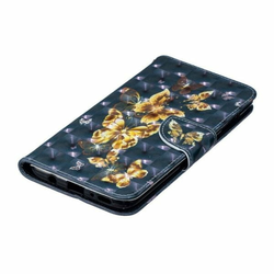Onasi Butterfly torbica za Samsung Galaxy A70 A705, črna