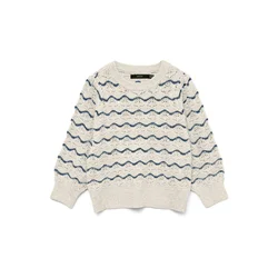 VERO MODA Pulover VMLEONOR ecru/mornarska