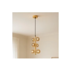 Brilagi - LED luster na sajli MILLA 6xG9/3W/230V zlatna