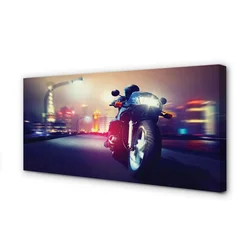 tulup.si Slika na platnu Motorcycle mesto nebo 125x50 cm