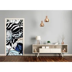 tulup.si Nalepka na vratih Metulji 85x205 cm