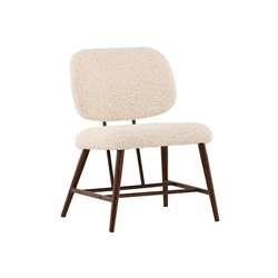 Stol Dallas 3245 Temno rjava, Bela, 84x58x62cm, Blago, Kovina