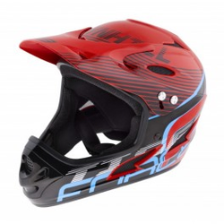 KACIGA FORCE TIGER DOWNHILL crveno-crno-plava