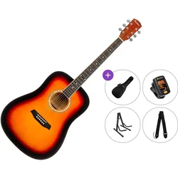 Pasadena PD-10 Premium SET Vintage Sunburst Akustična kitara