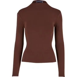 Urban Classics Pulover temno rjava