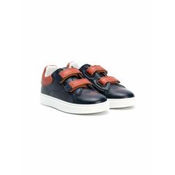 Emporio Armani Kids - two tone sneakers - kids - Blue