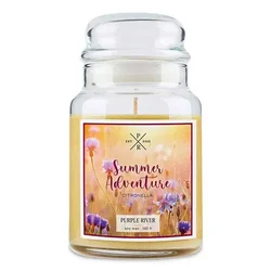 Svíčka ve skleněné dóze Purple River, Citronela, 623 g