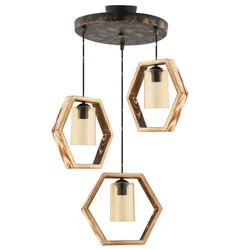 OPVIQ Luster Hexagon Triple G Glass