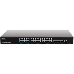 Grandstream GWN7813P Upravljano omrežno stikalo PoE s 3. plastjo, 24 vrat / 4 SFP