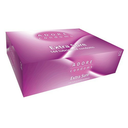 Adore Extra Sure condoms 144pcs