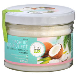 BIOLUX bio kokosovo olje brez vonja, 400ml