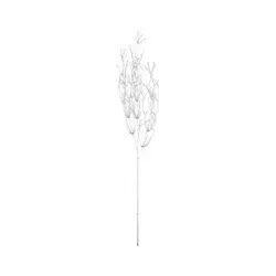 Eglo 428343 - Veštačko cveće MIADOL 87,5 cm srebrno