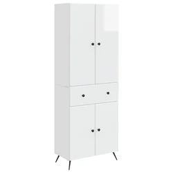 2 pcs Bijela visokog sjaja